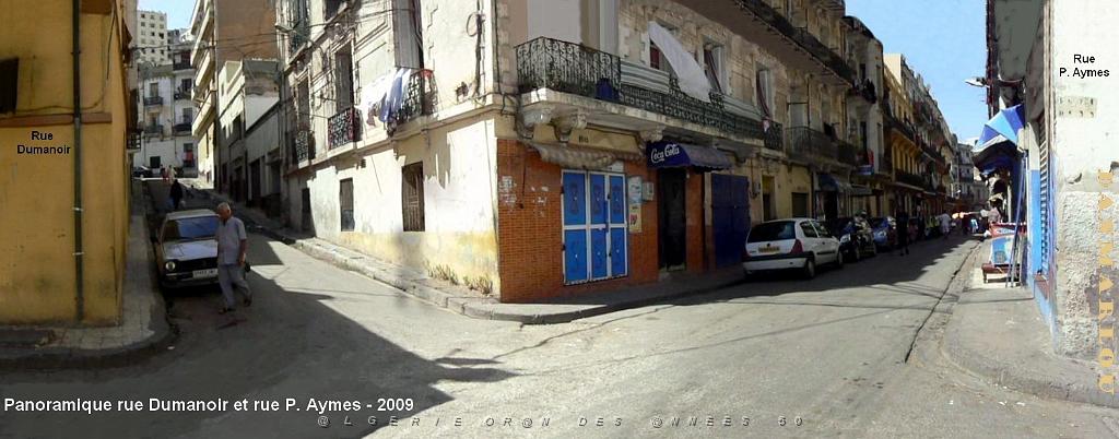 ORAN 2009 pano rue Dumanoir et rue P. Aymes .jpg